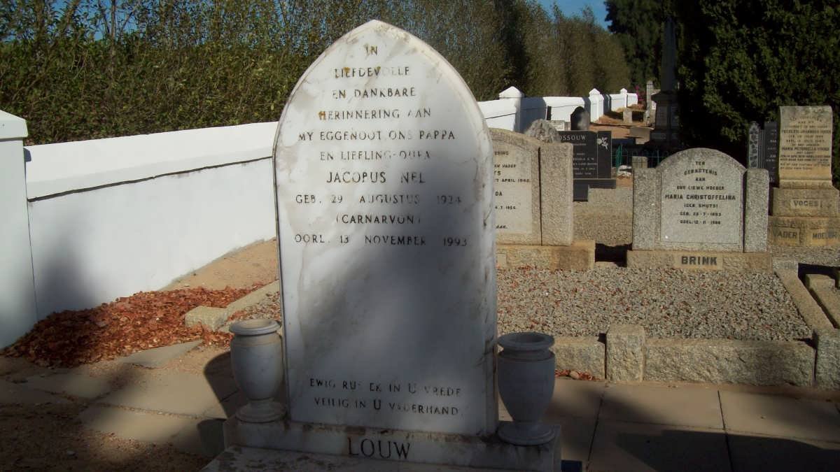 LOUW Jacobus Nel 1924-1993