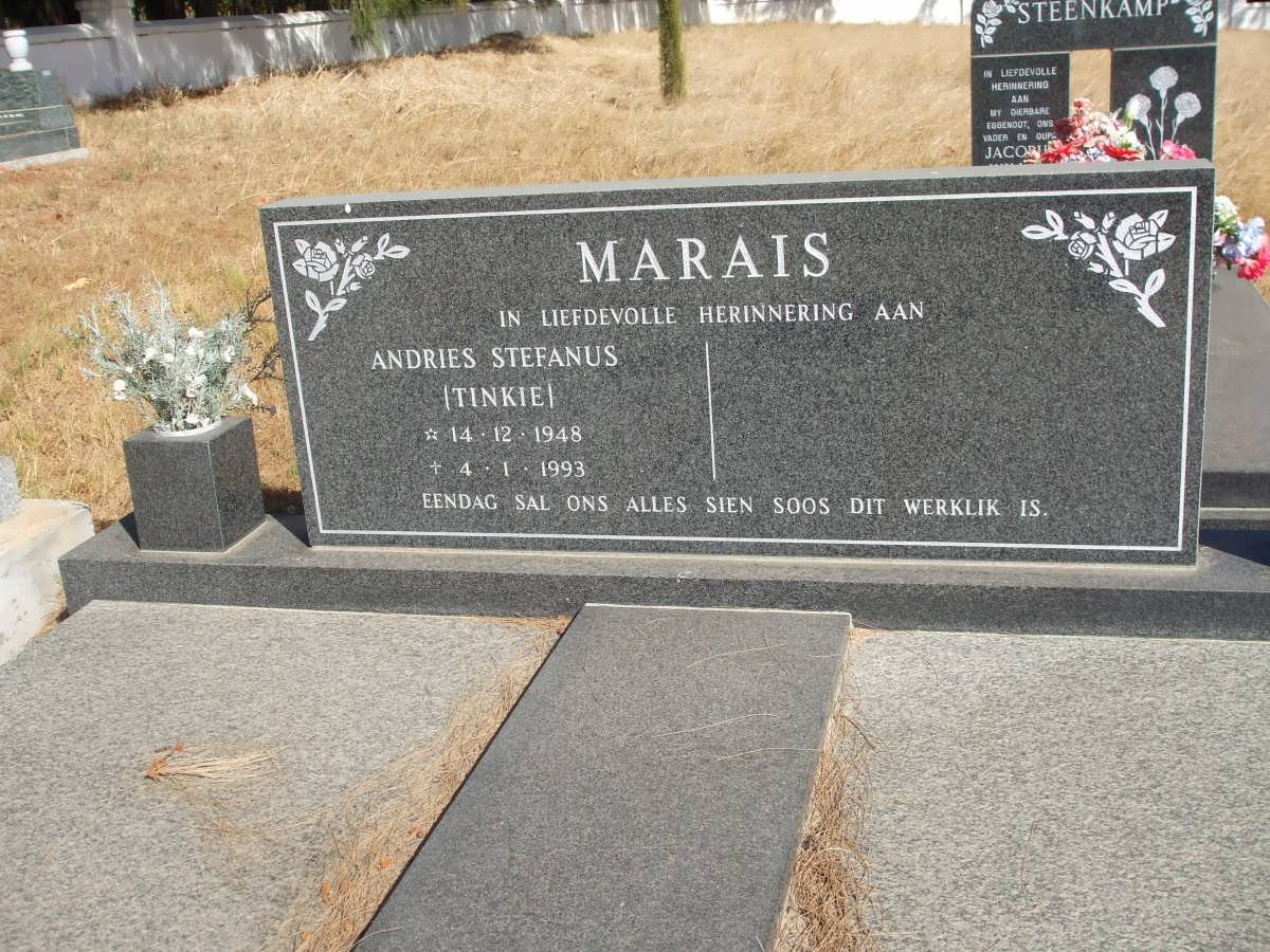 MARAIS Andries Stefanus 1948-1993