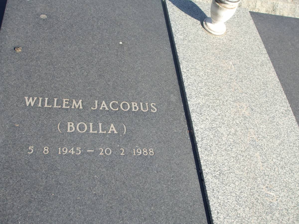 MARAIS Willem Jacobus 1945-1988