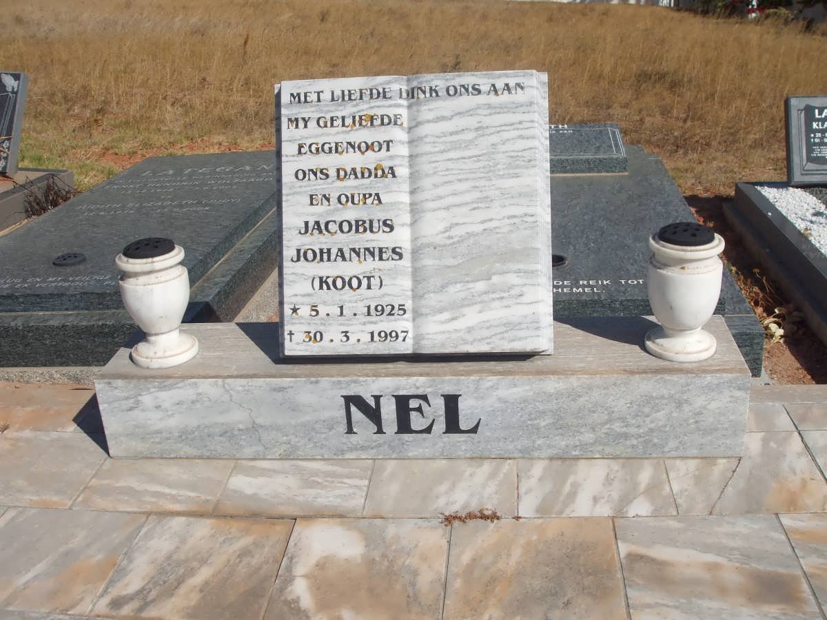 NEL Jacobus Johannes 1925-1997