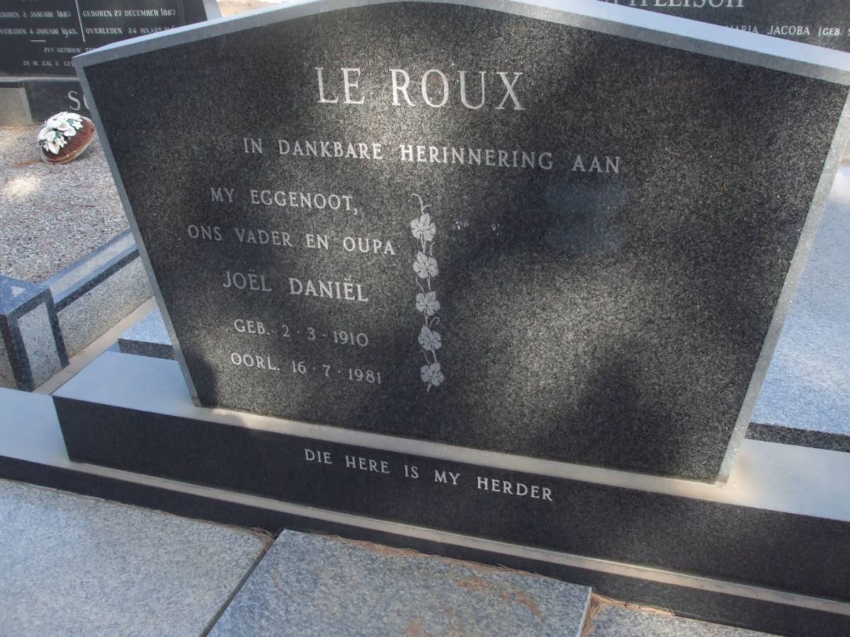 ROUX Joel Daniel, le 1910-1981
