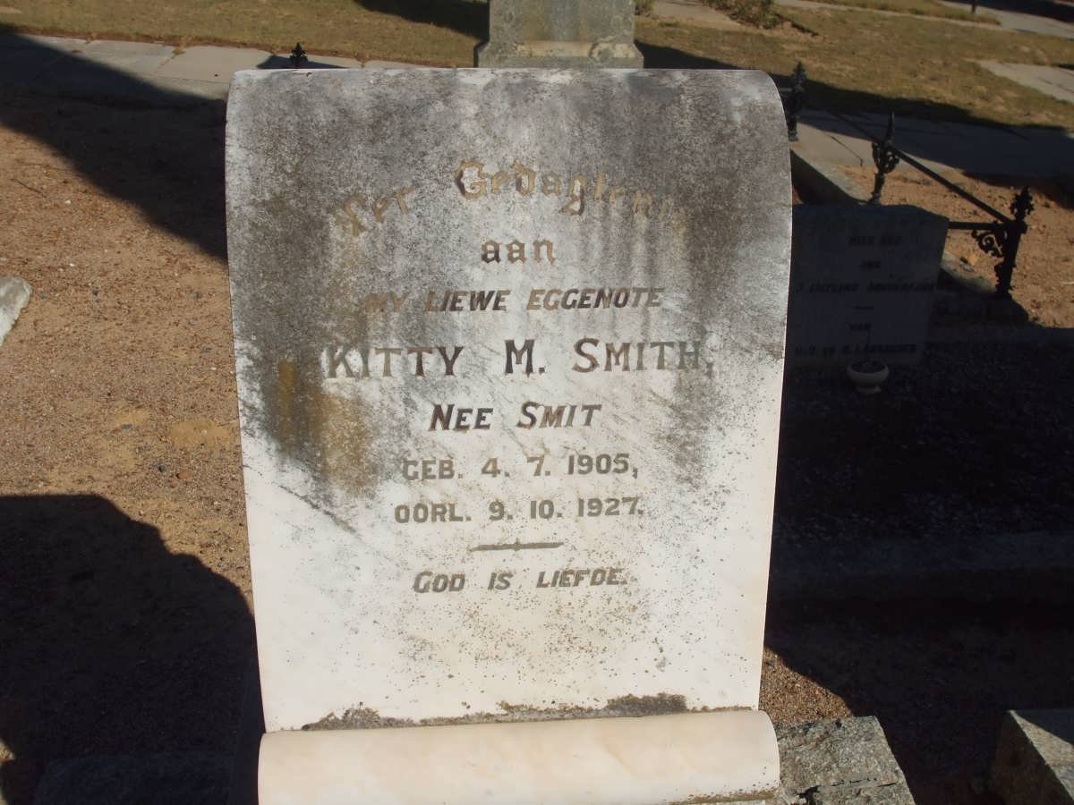 SMITH Kitty N. nee SMIT 1905-1927