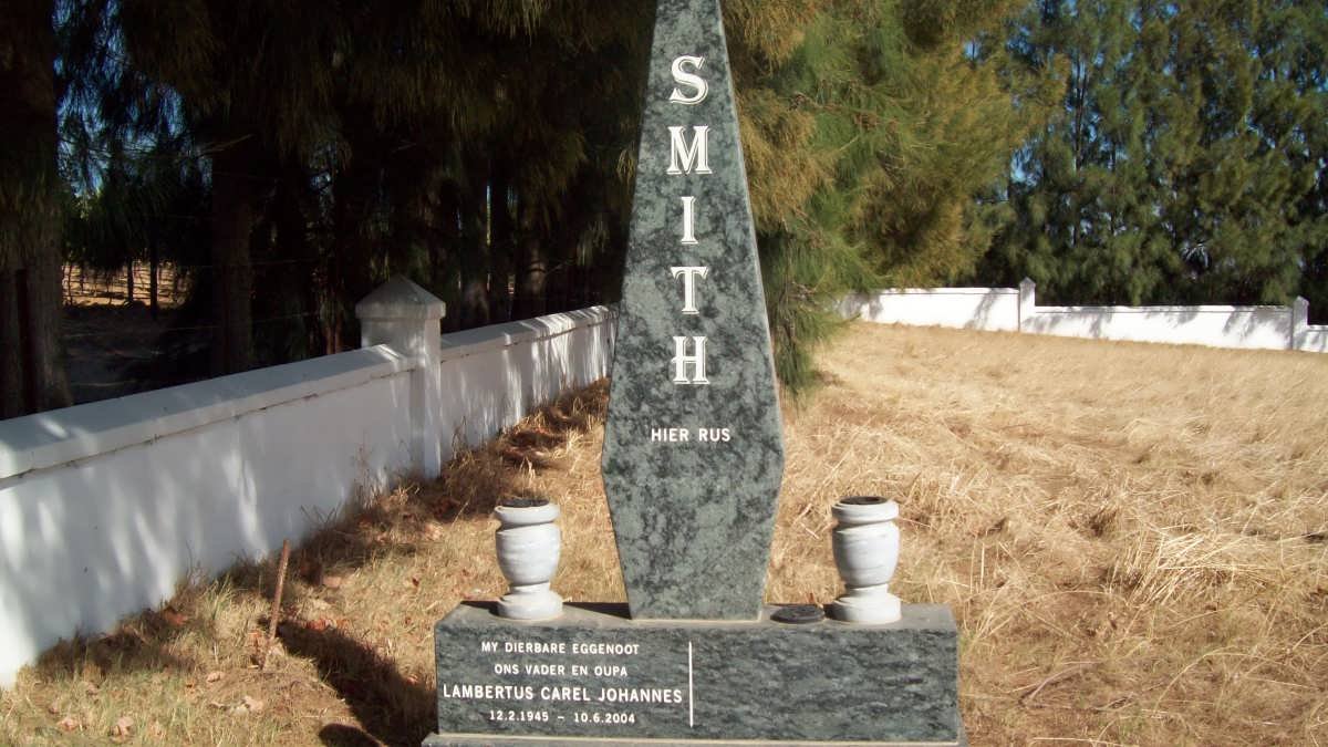 SMITH Lambertus Carel Johannes 1945-2004
