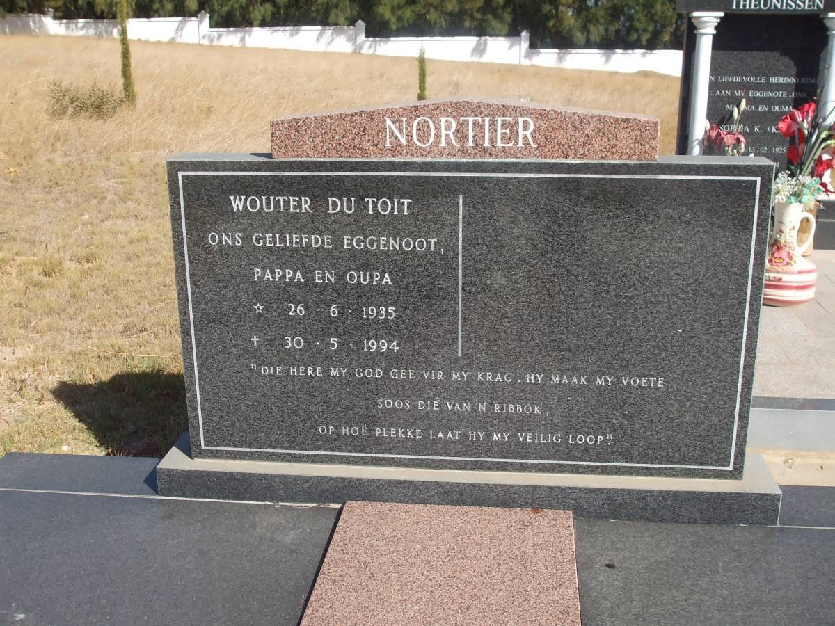 TOIT Wouter, du 1935-1994