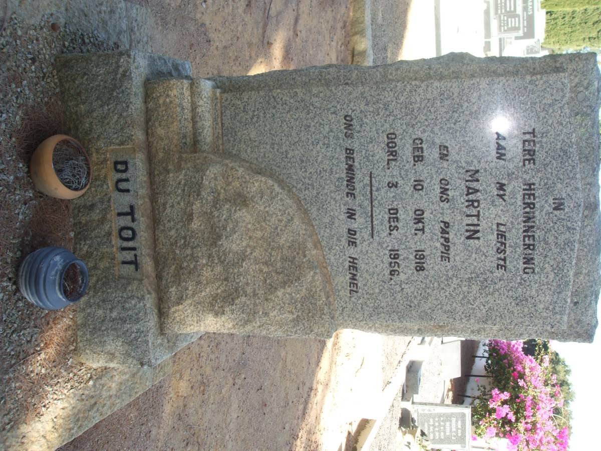TOIT Martin, du 1918-1956