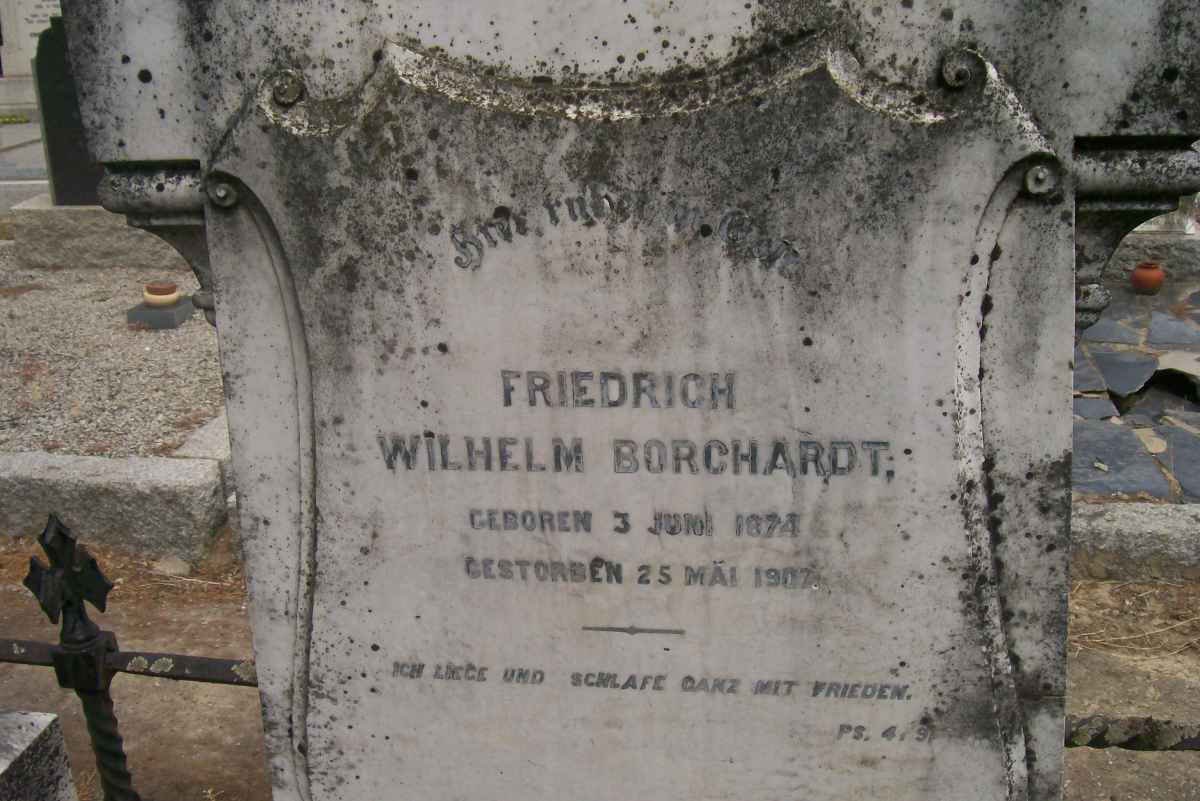 BORCHARDT Friedrich Wilhelm 1874-1907