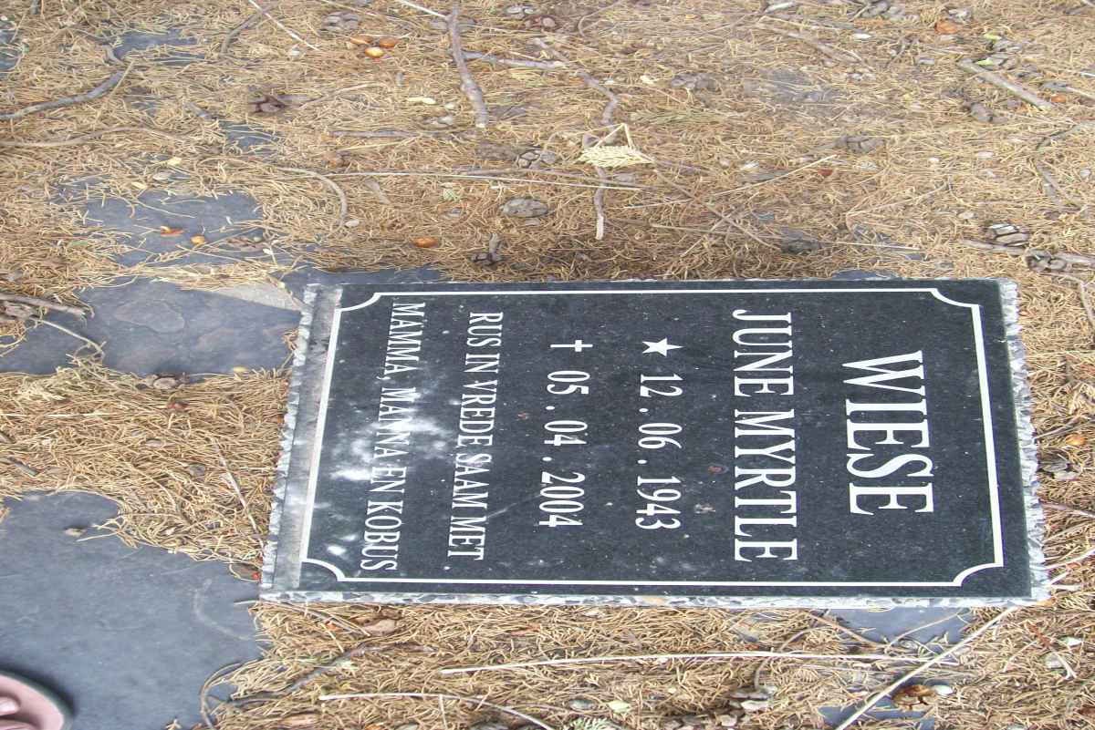 WIESE June Myrtle 1943-2004