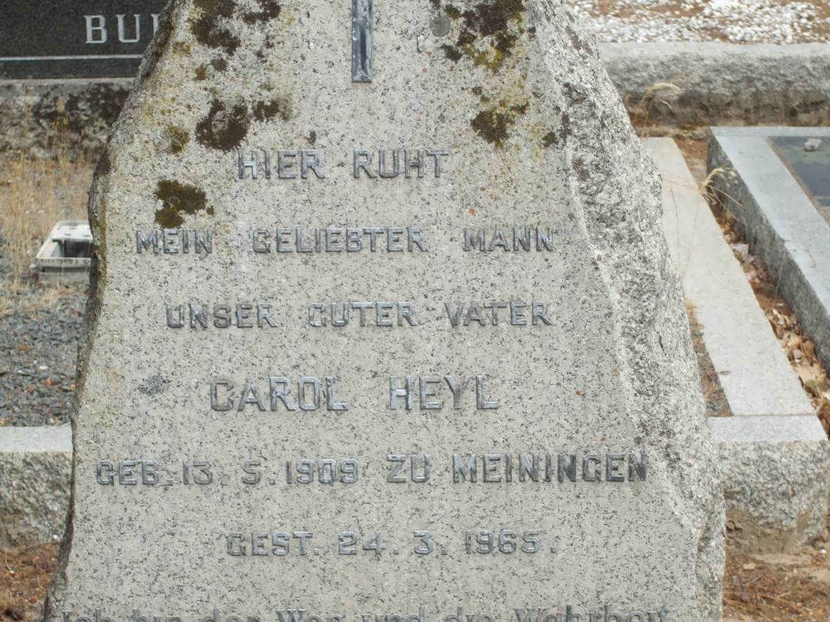HEYL Carol 1909-1965