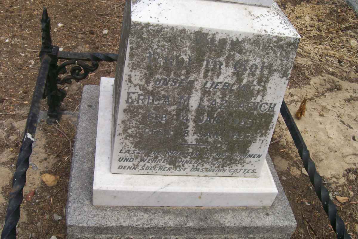 LAZZARICH Erica M. 1925-1927
