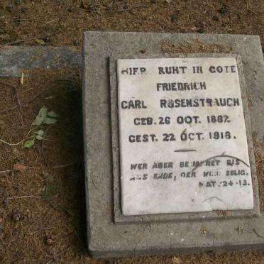 ROSENSTRAUCH Carl 1887-1918