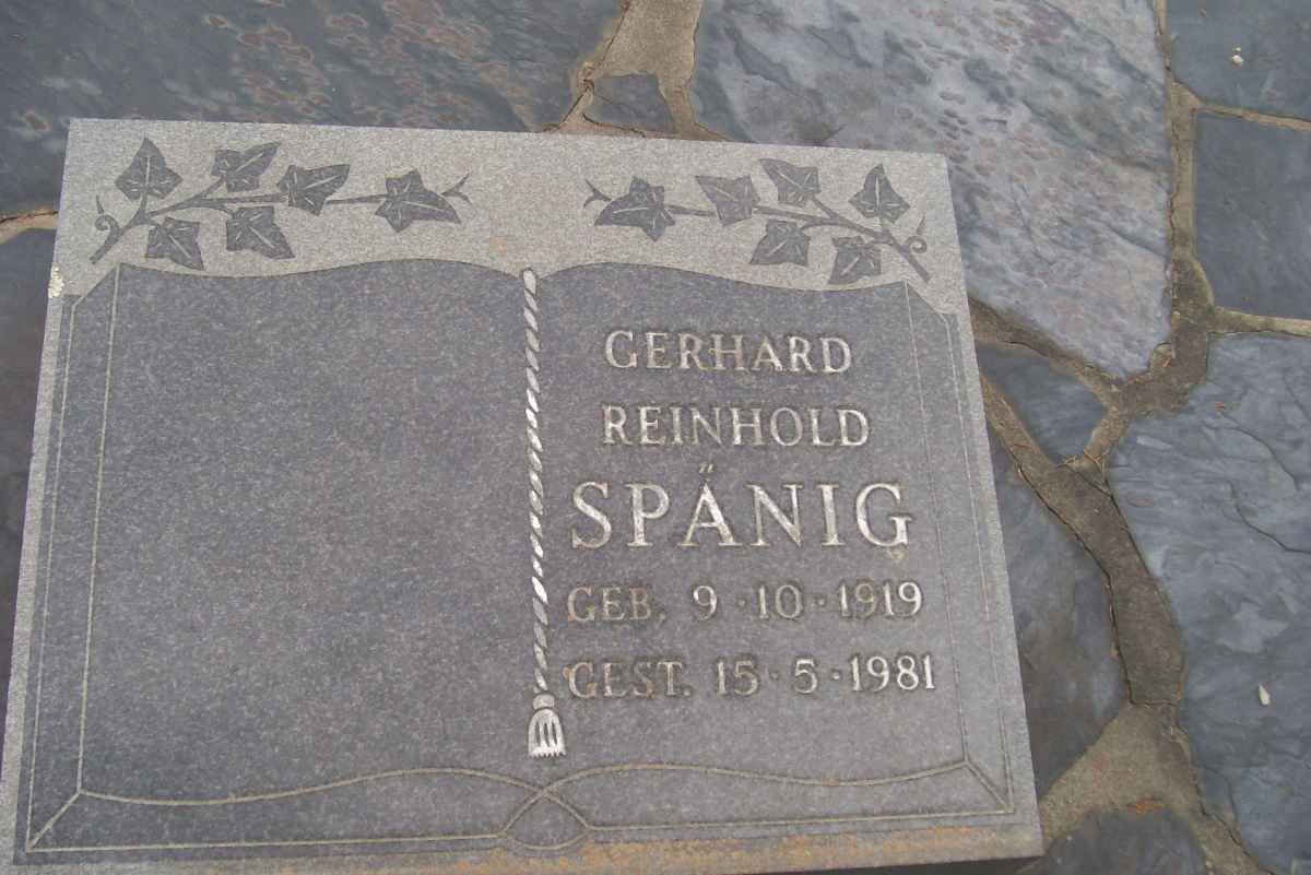 SPANIG Gerhard Reinhold 1919-1981