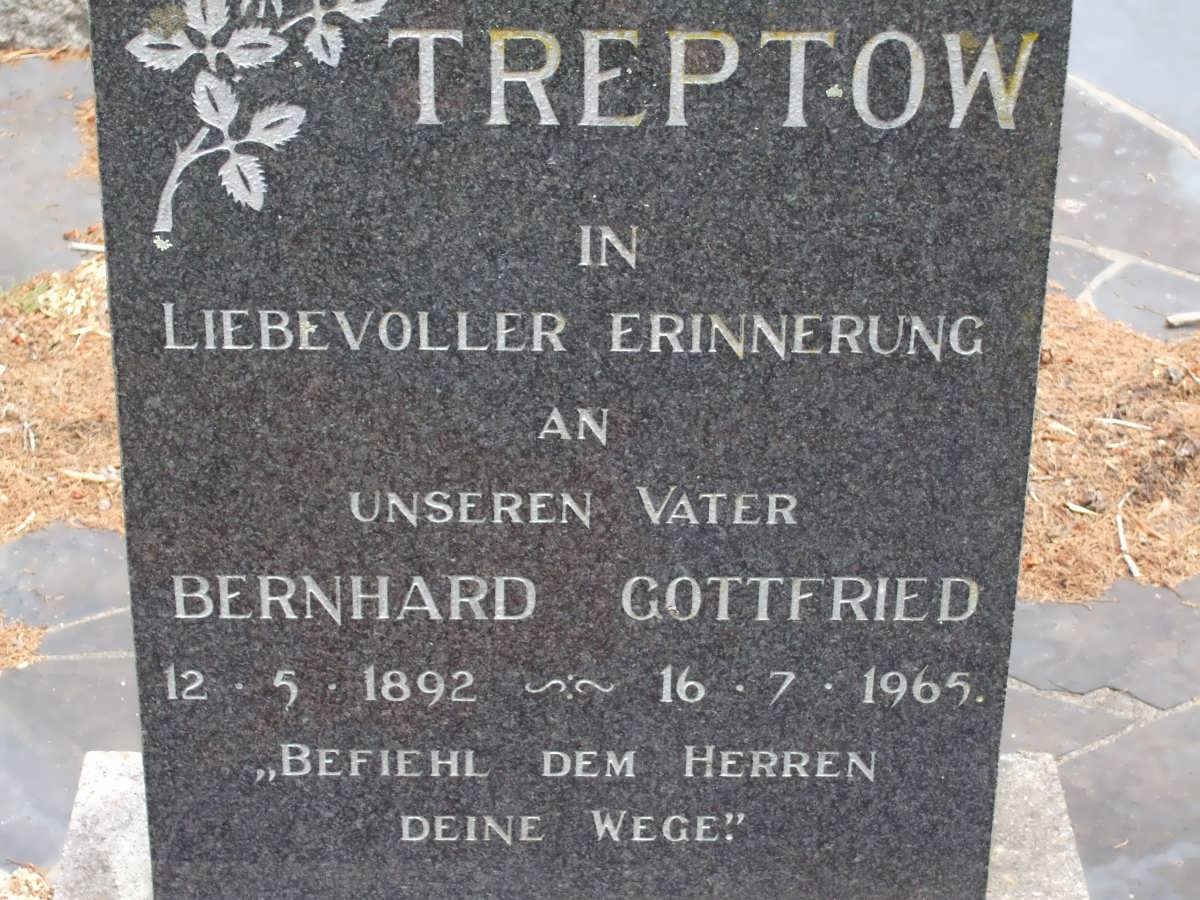 TREPTOW Bernhard Gottfried 1892-1965