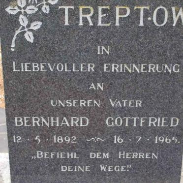 TREPTOW Bernhard Gottfried 1892-1965