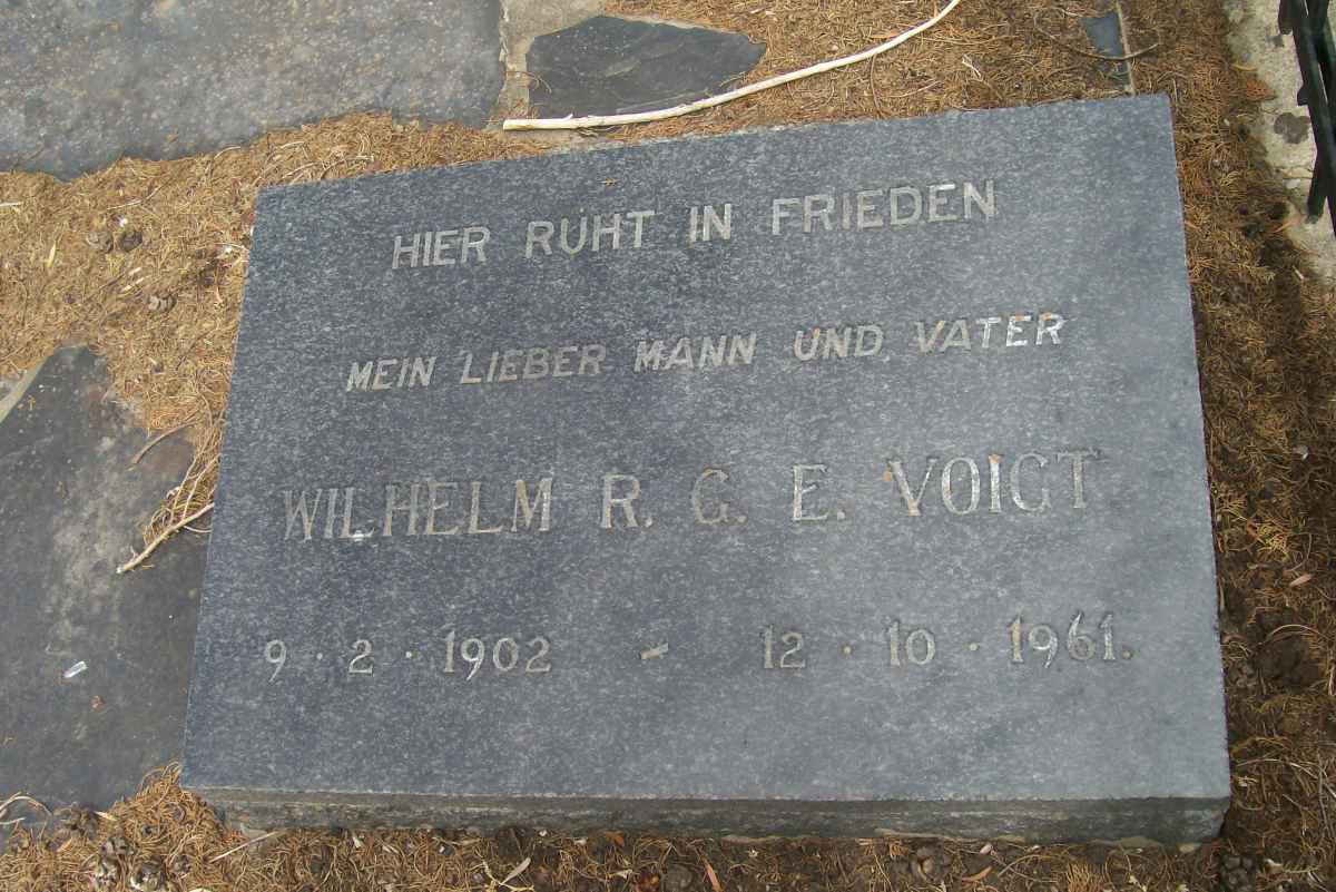 VOIGT Wilhelm R.G.E. 1902-1961