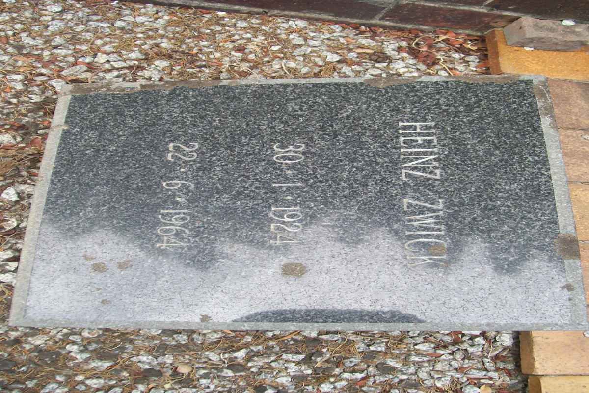 ZWICK Heinz 1924-1964
