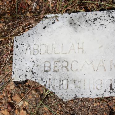 BERGMAN Abdulah 1818-?