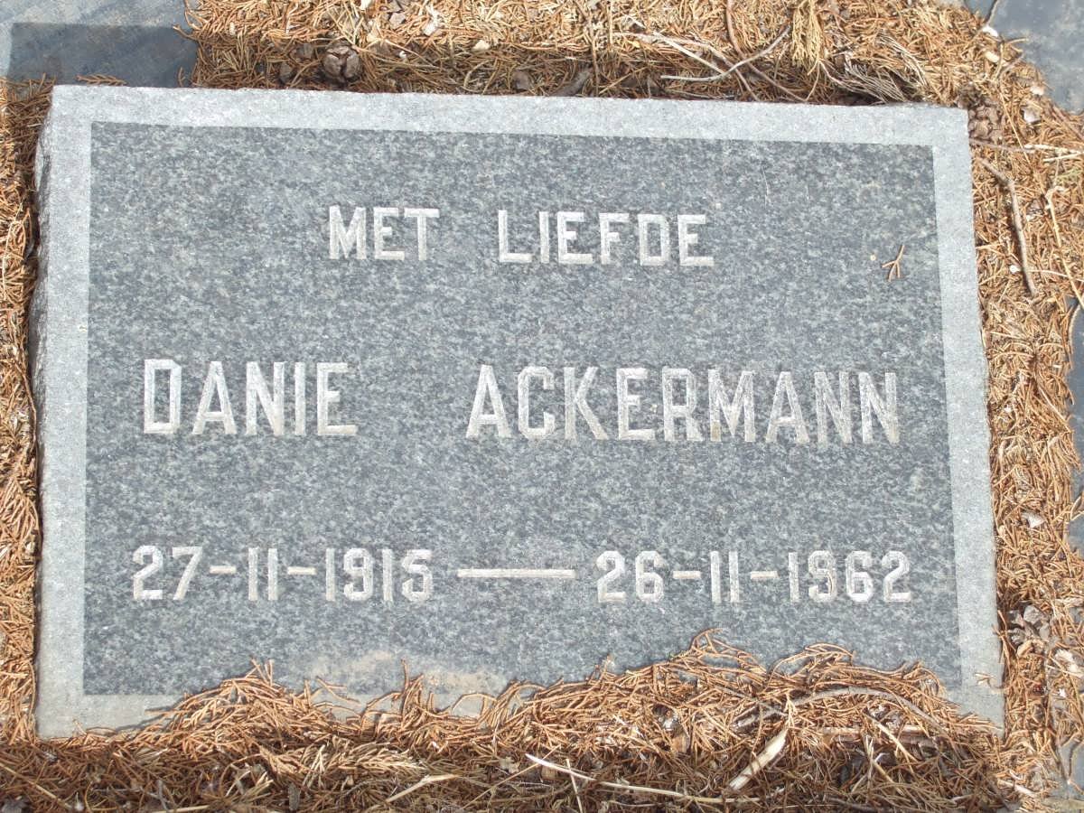 ACKERMANN Danie 1915-1982