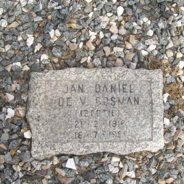 BOSMAN Jan Daniel de V. 1916-1981