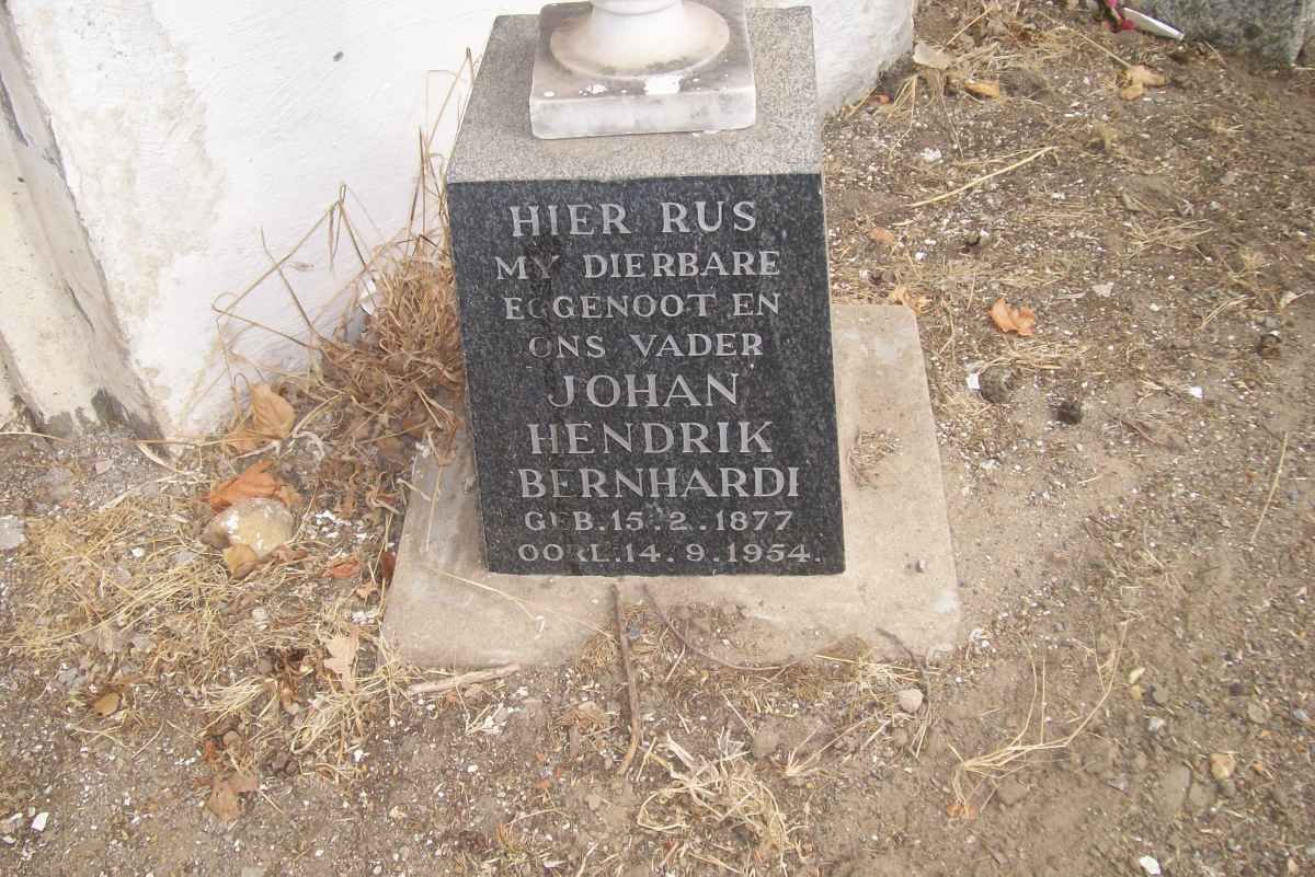 BERNHARDI Johan Hendrik 1877-1954