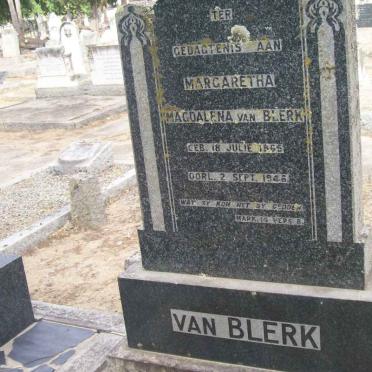 BLERK Margaretha Magdalena, van 1865-1946
