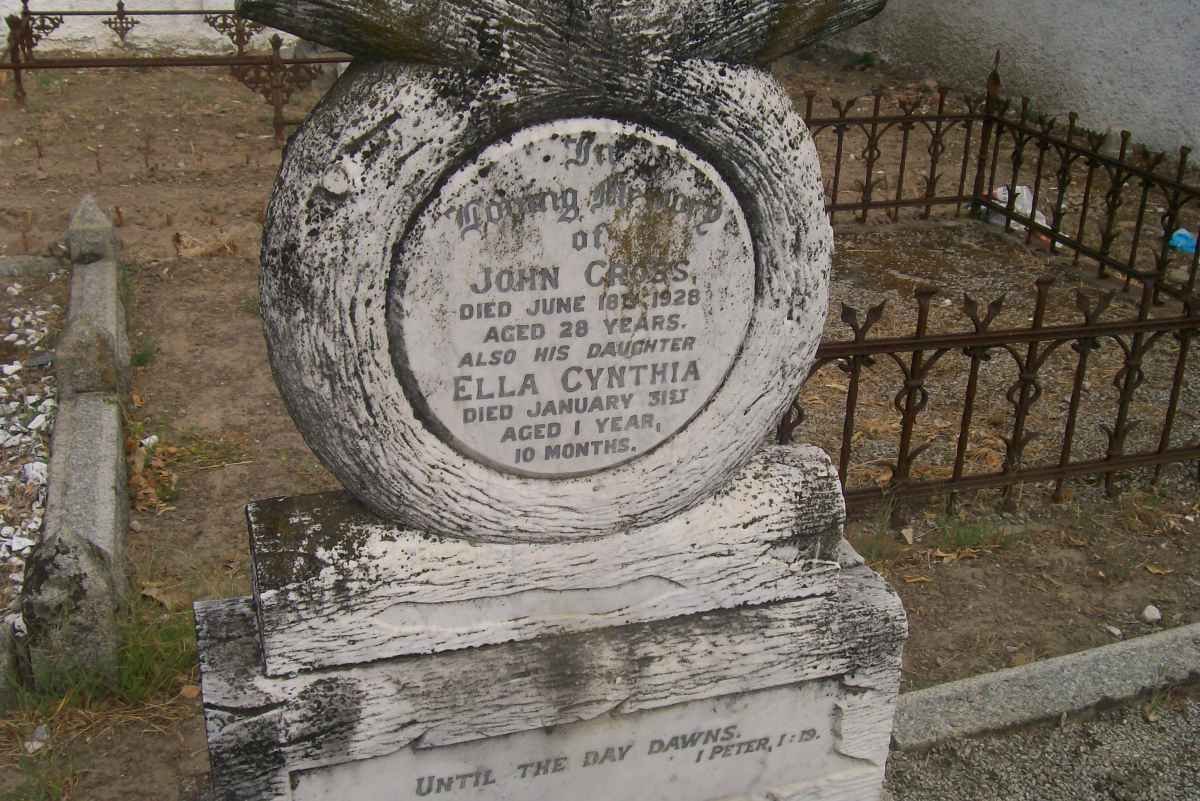 CROSS John -1928 :: CROSS Ella Cynthia