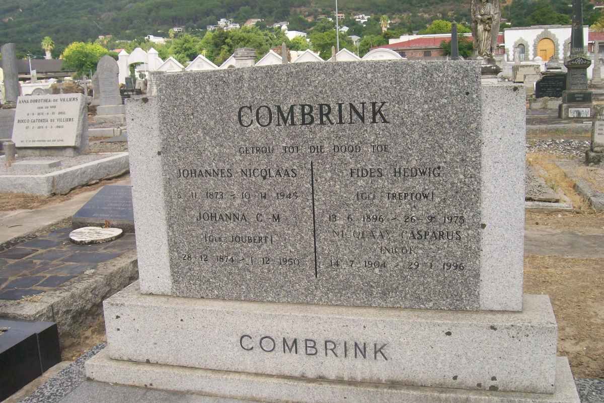 COMBRINK Johannes Nicolaas 1873-1945 &amp; Johanna C.M. JOUBERT 1874-1950 &amp; children