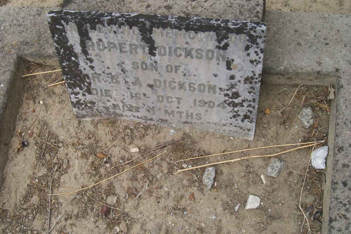 DICKSON Rupert -1904