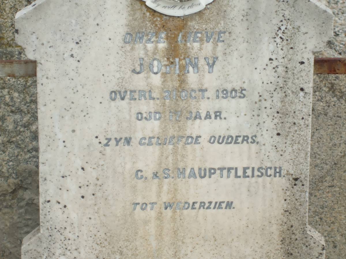 HAUPTFLEISCH Johny -1905