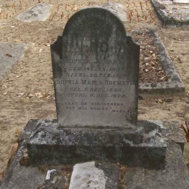 HOFMEYR Francina ?-? :: HOFMEYR Sophia Johanna 1894-1894 :: HOFMEYR Sophia Maria 1898-1899