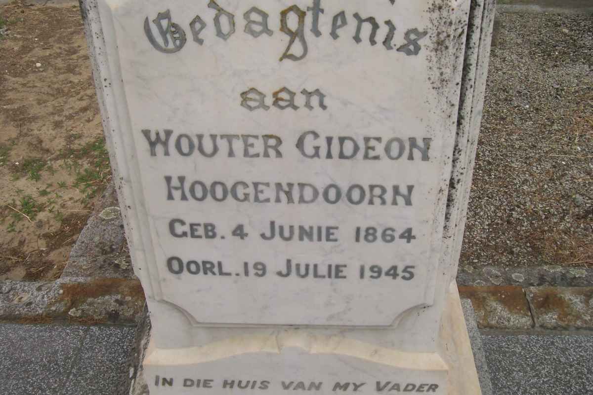 HOOGENDOORN Wouter Gideon 1864-1945