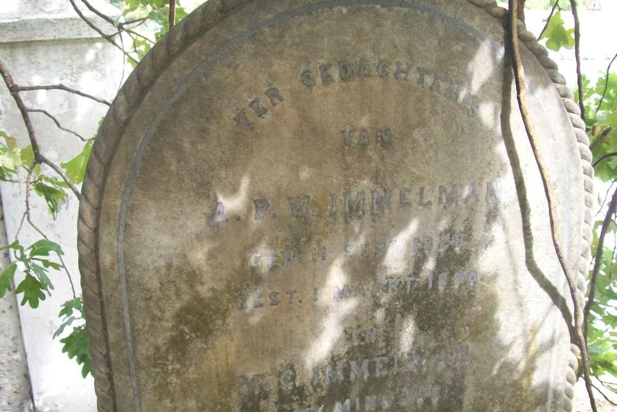 IMMELMAN A.P.W. 1828-1890