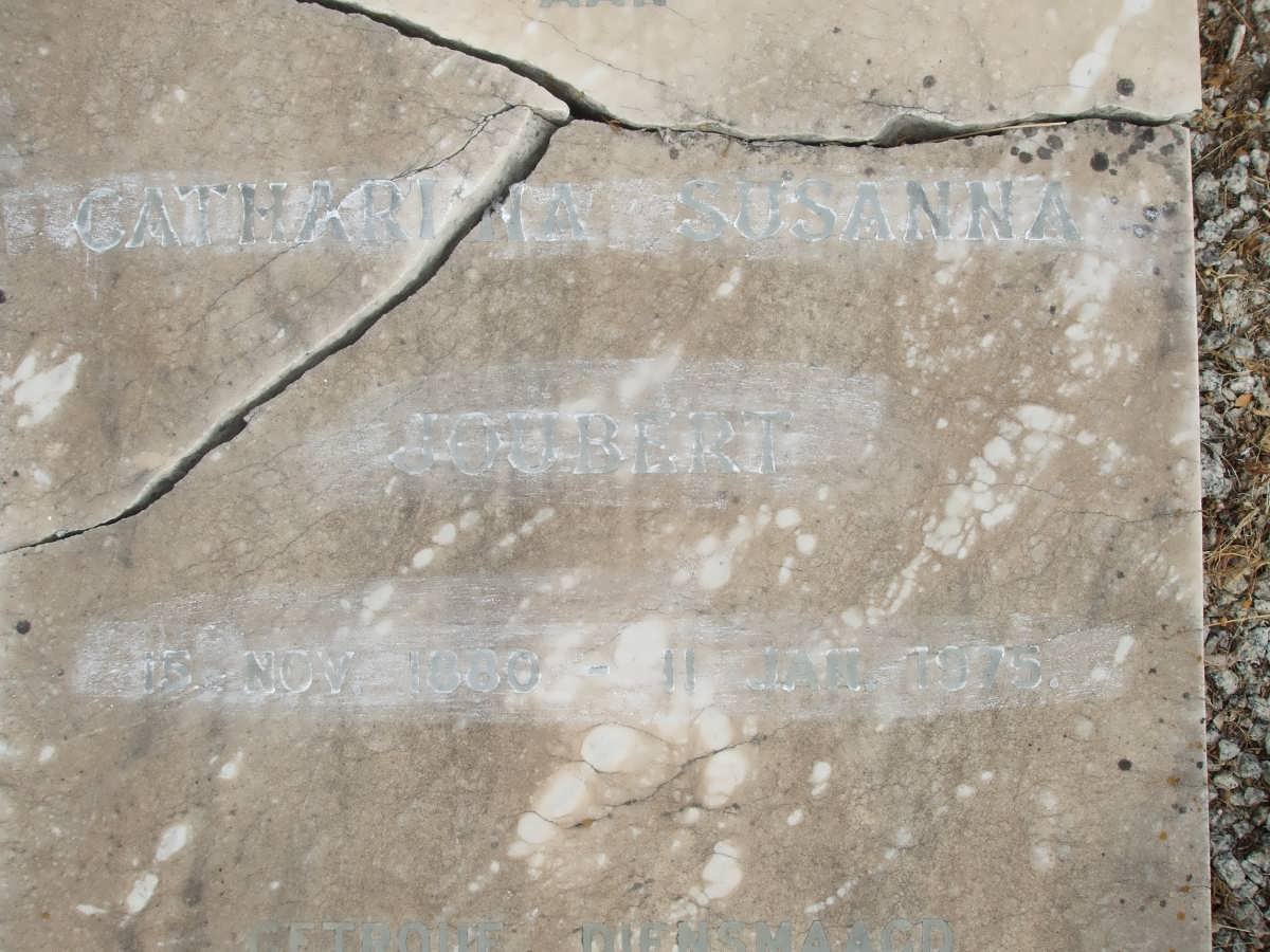 JOUBERT Catharina Susanna 1880-1975