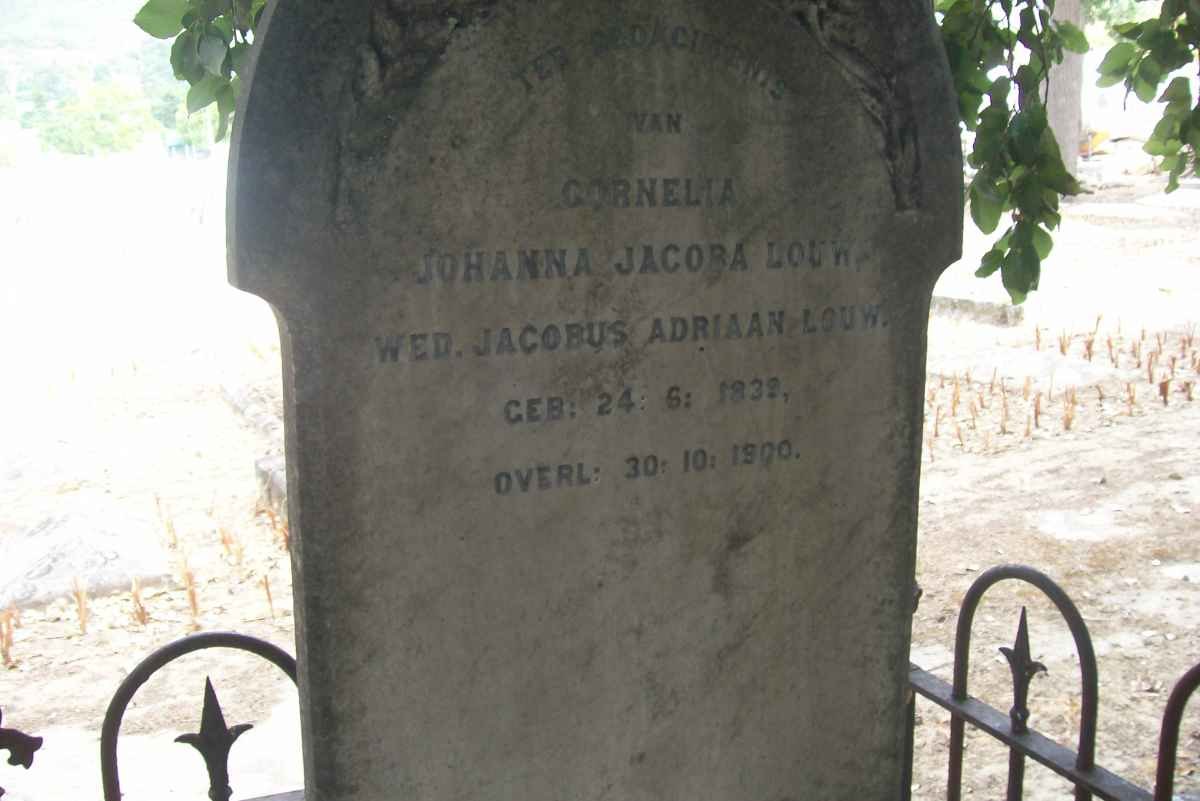 LOUW Cornelia Johanna Jacoba 1838-1900