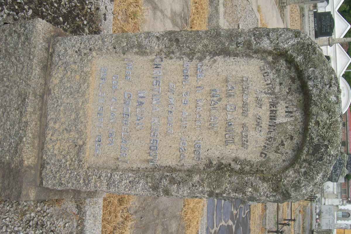 MALAN Jan Daniel 1869-1920 &amp; Christina Russouw GROBBELAAR 1872-1936