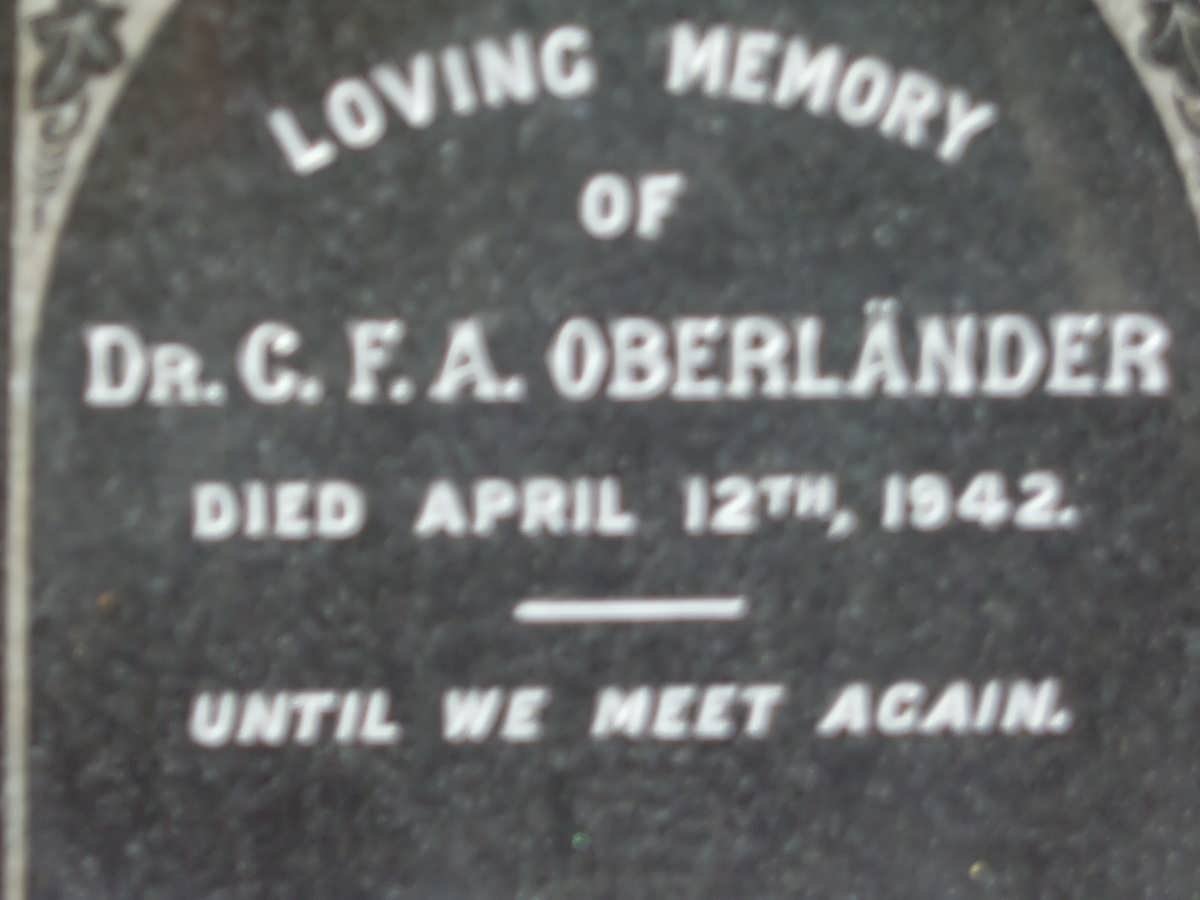 OBERLÅNDER C.F.A. -1942