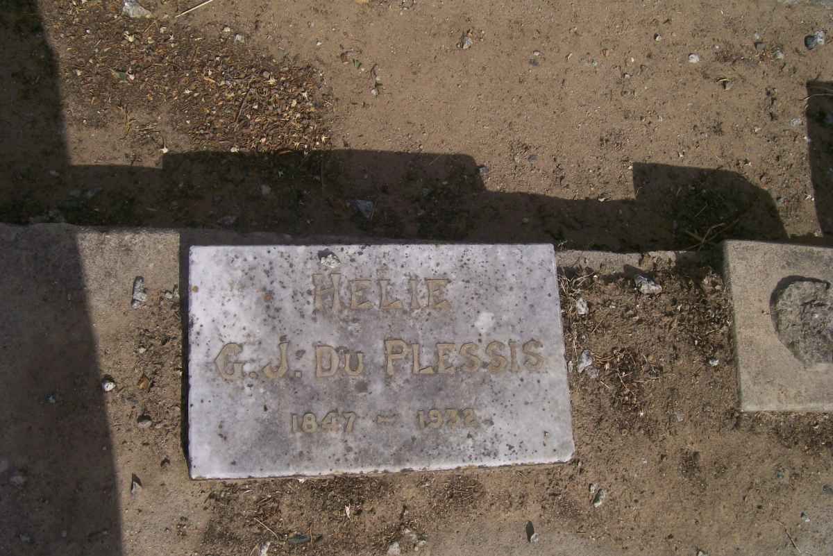 PLESSIS G.J., du 1847-1932