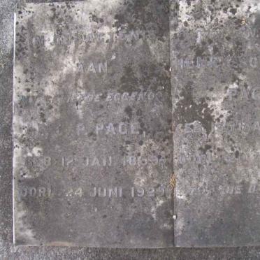 PAGE C.P. 1869-1929 :: PAGE Henry Somerset 1890-1906