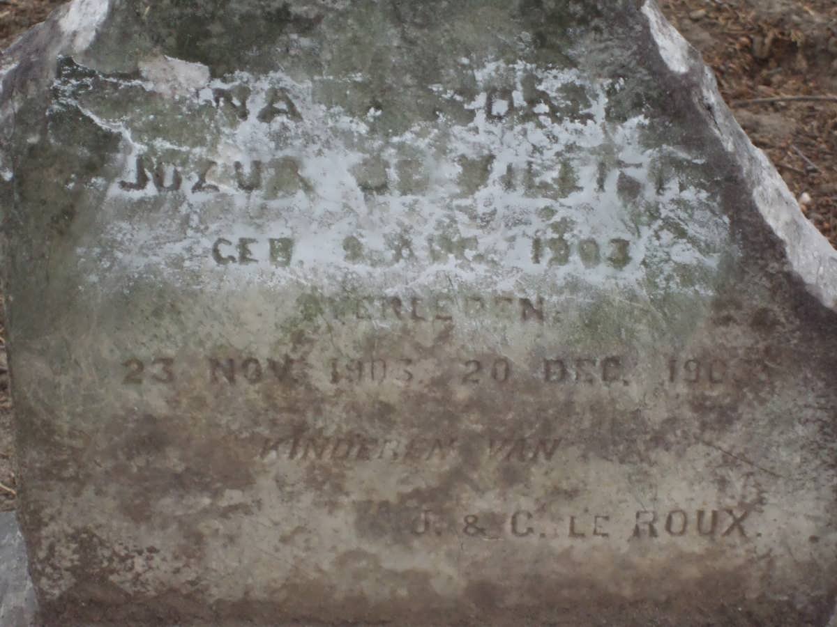 ROUX Jozua, le 1903-1903 :: LE ROUX Willie 1903-1903