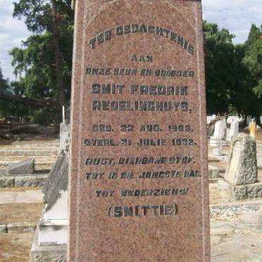 REDELINGHUYS Family gravesite
