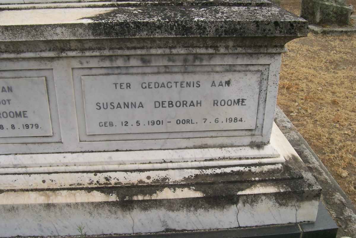 ROOME Susanna Deborah 1901-1984
