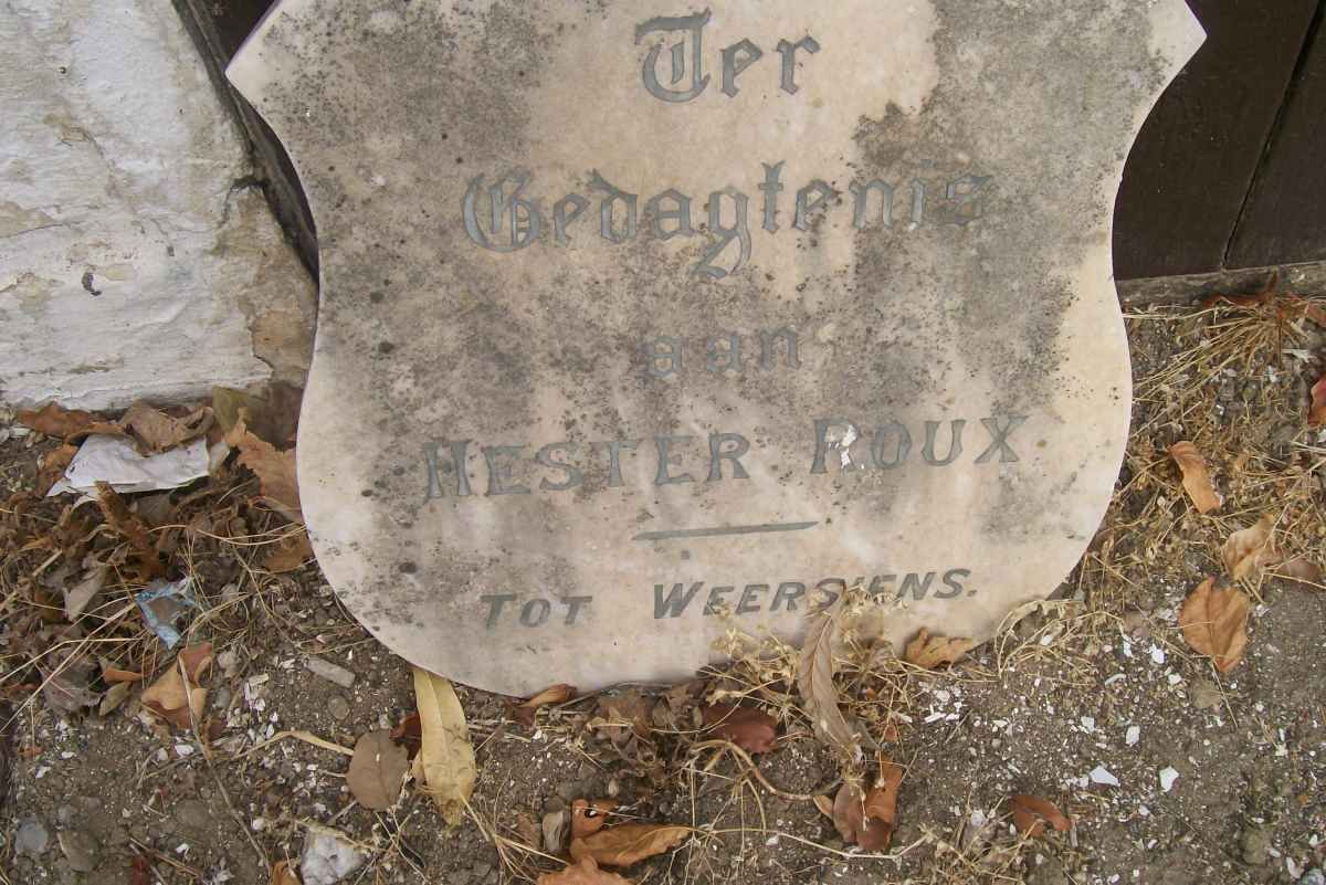 ROUX Hester