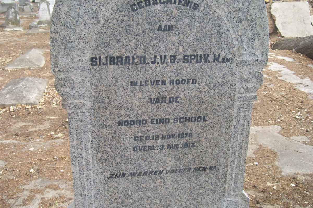 SPUV Sijbrand J., V.D. 1876-1913