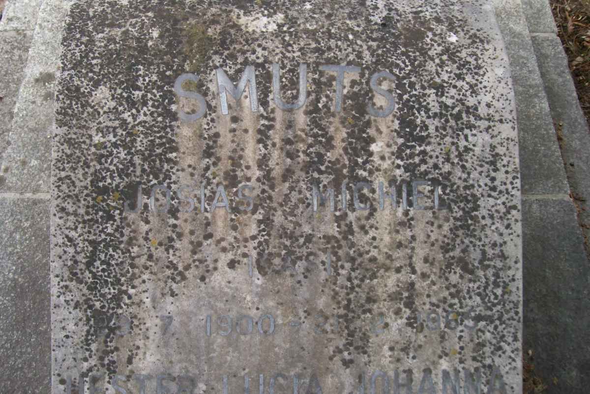 SMUTS Josias Michiel 1900-1966