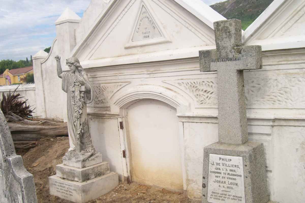 VILLIERS, de family grave