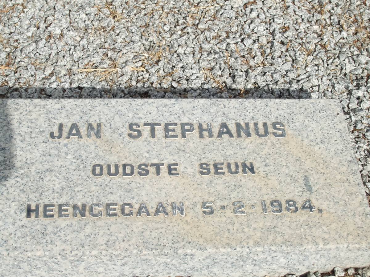 VILLIERS Jan Stephanus, de -1984