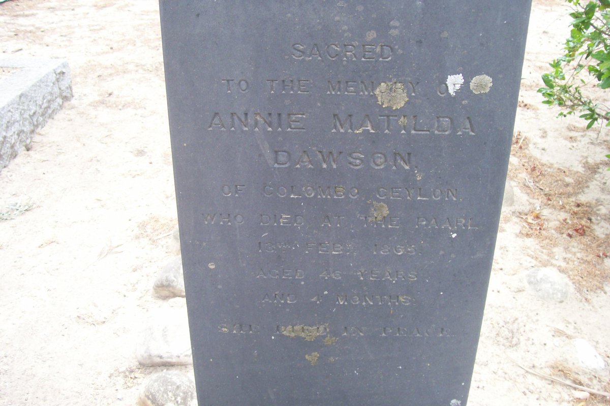 DAWSON Annie Matilda -1965