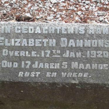 DAMMONSE Elizabeth -1920