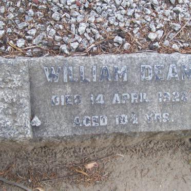 DEAN William -1922