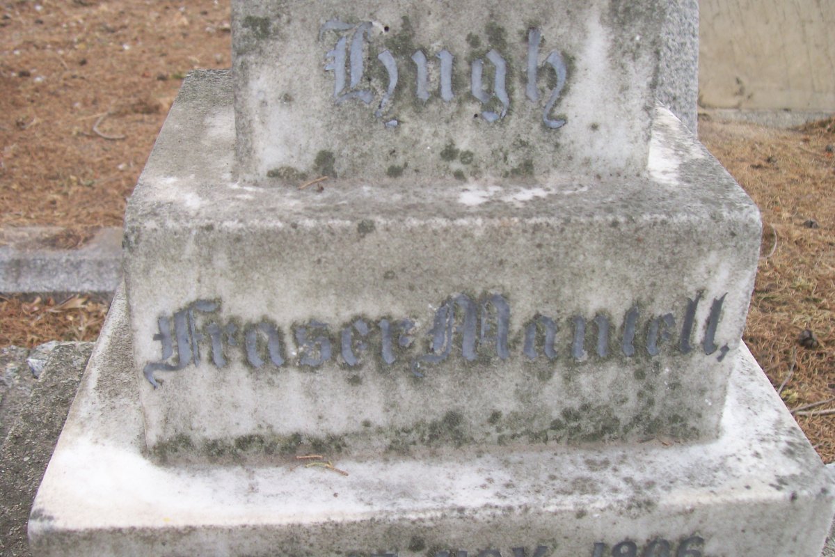 HUGH Fraser Mantell 1906-1908