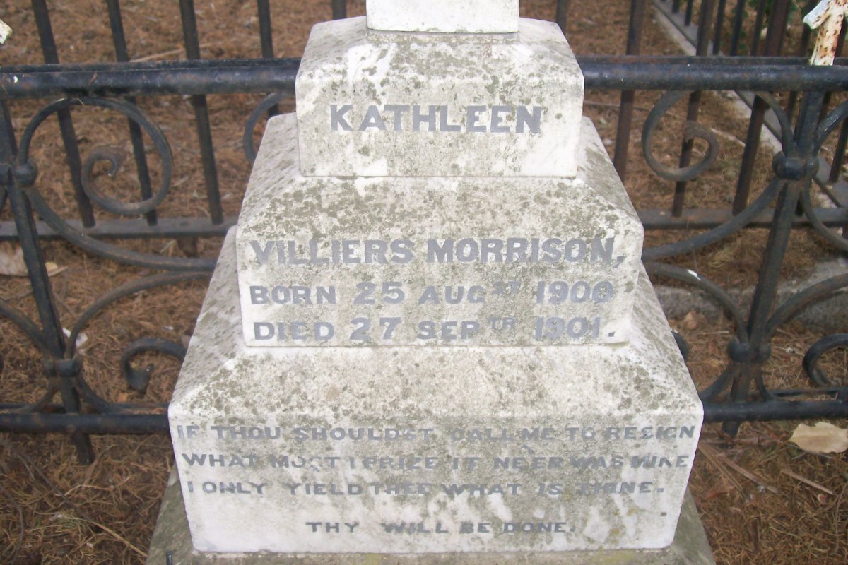 MORRISON Kathleen Villiers 1900-1901